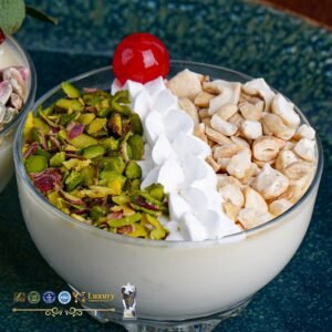 1 Adet cam Dekoratif Süt Tatlısı Muhallebi