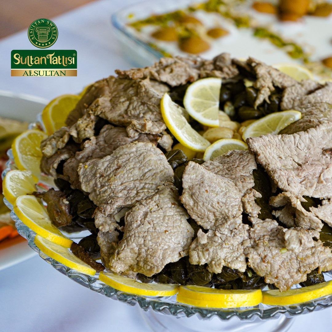 جاط ورق عنب مع شرحات لحم 5 اشخاص