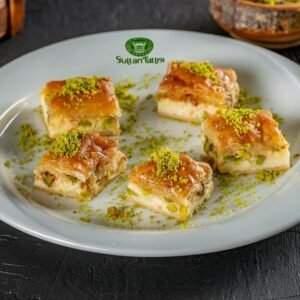 Kaymaklı Baklava ( nammwra ) Tabağı