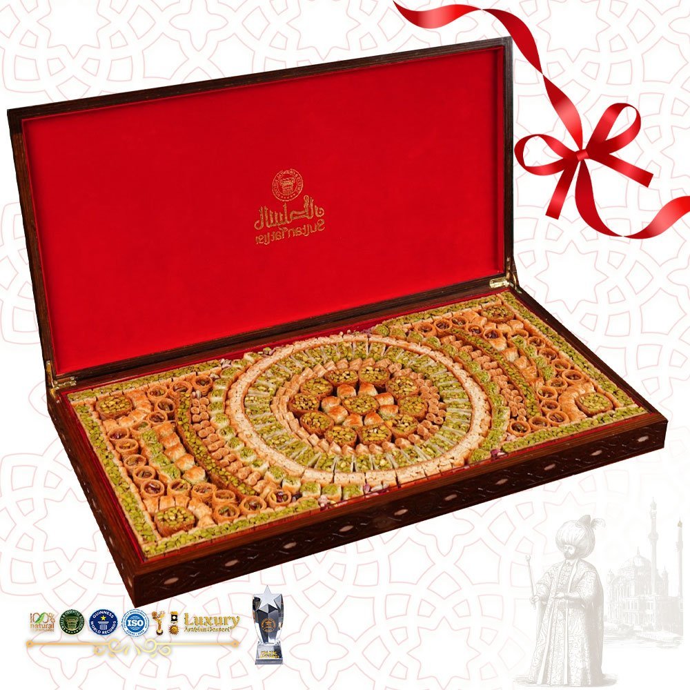 حلو عربي علبة موزاييك كبير ملكي 4 كغ