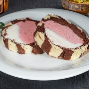 Kasetta Meyveli Pastalı Dondurma Tabağı