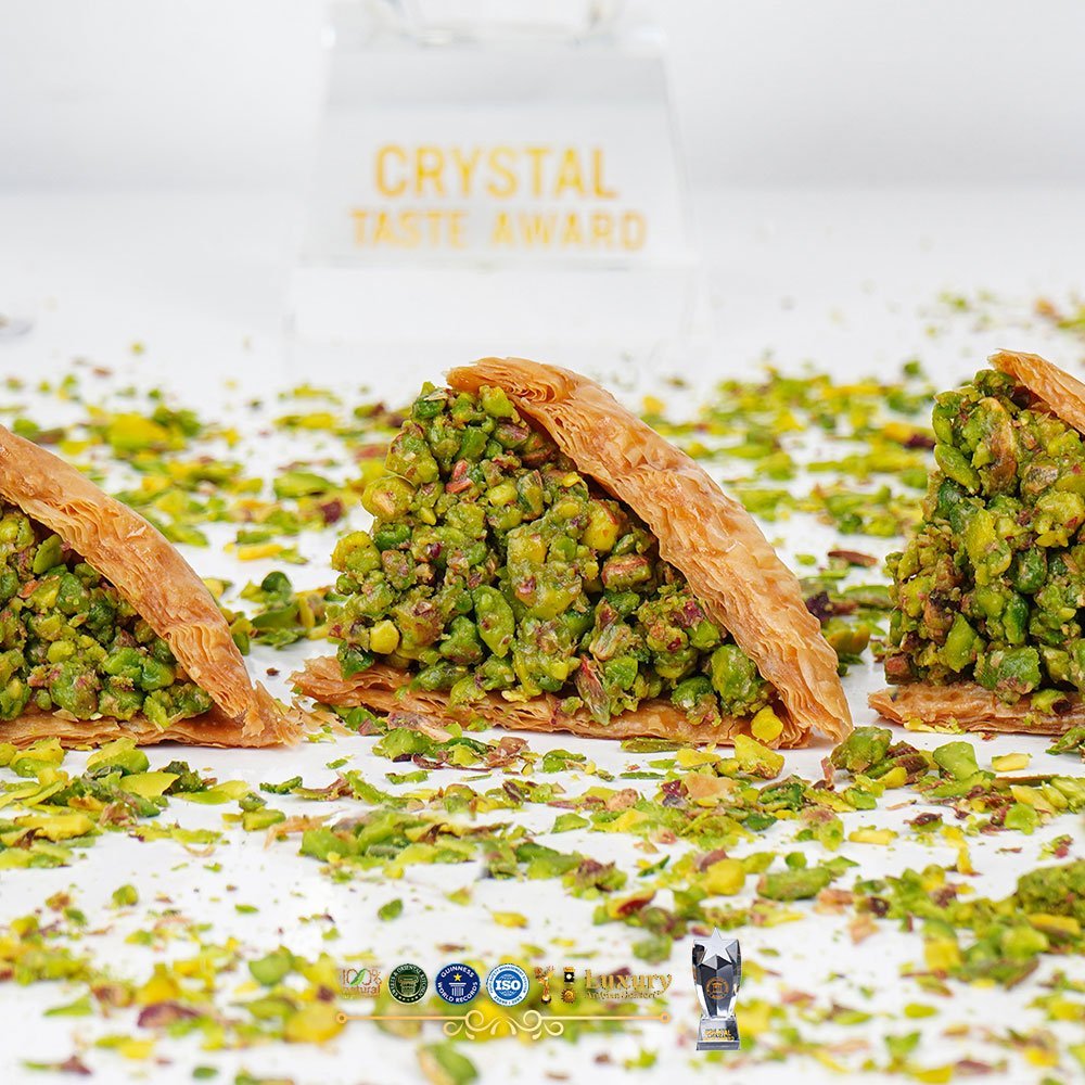 قطعة وربات بالفستق ع البارد